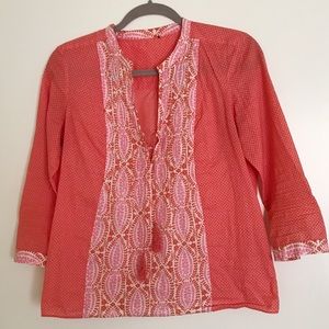 Salmon/Peach Summer Top